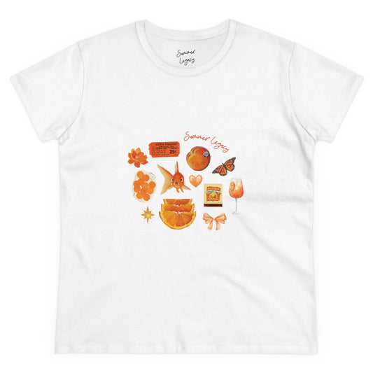 Orange Goldfish Collage Tee