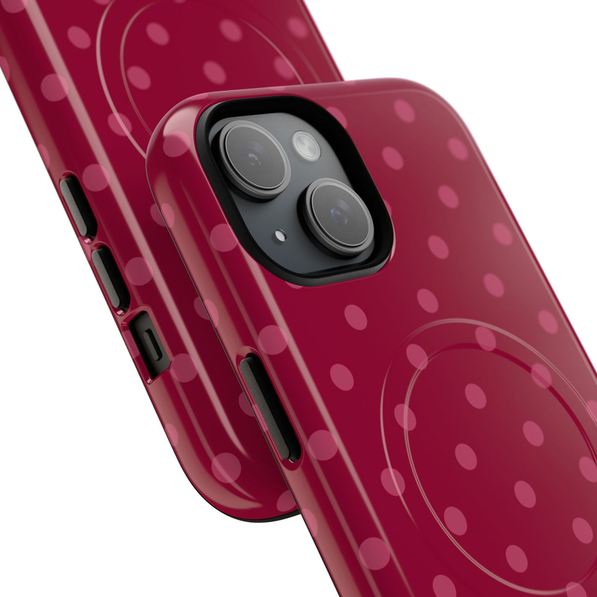 Berry Polka Dot MagSafe Case