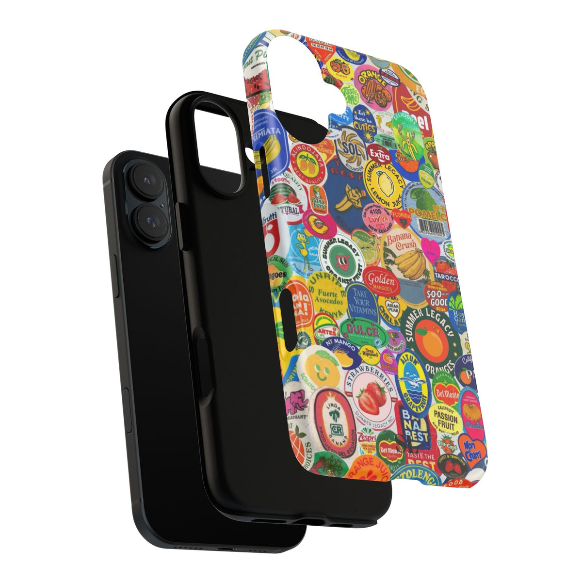 Fruit Stickers iPhone Case