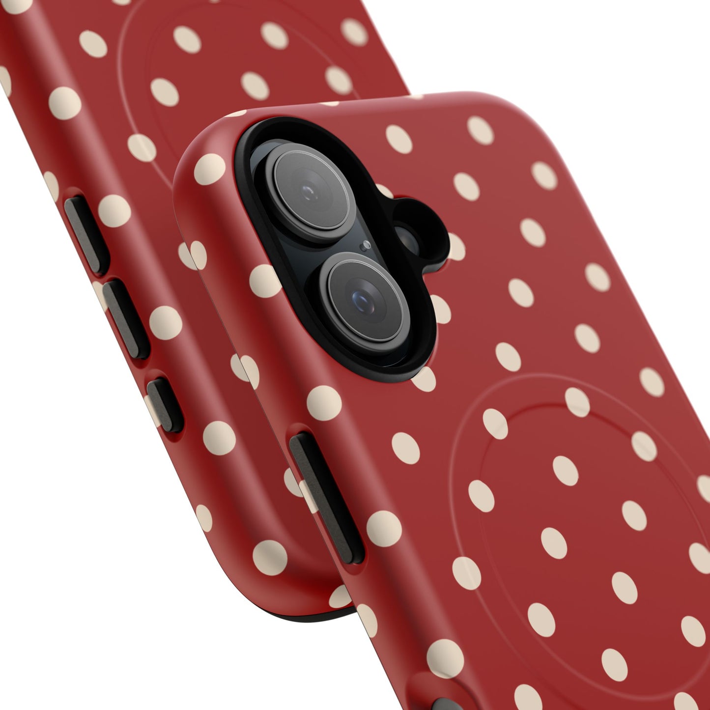 Crimson Polka Dot MagSafe Case