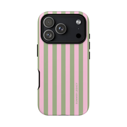 Guava Stripe iPhone Case