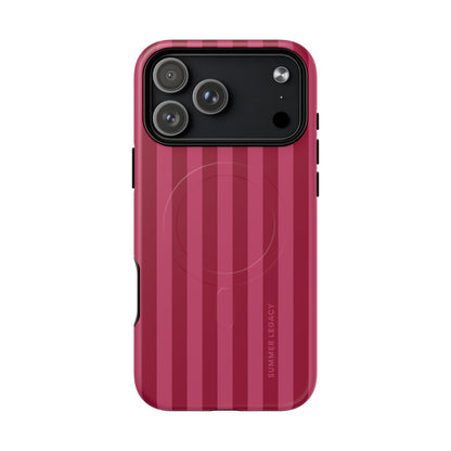Berry Stripe MagSafe Case