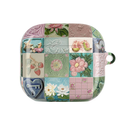 Garden Mosaic Tiles AirPod Case