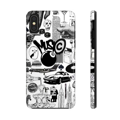 Black and White Collage iPhone Case