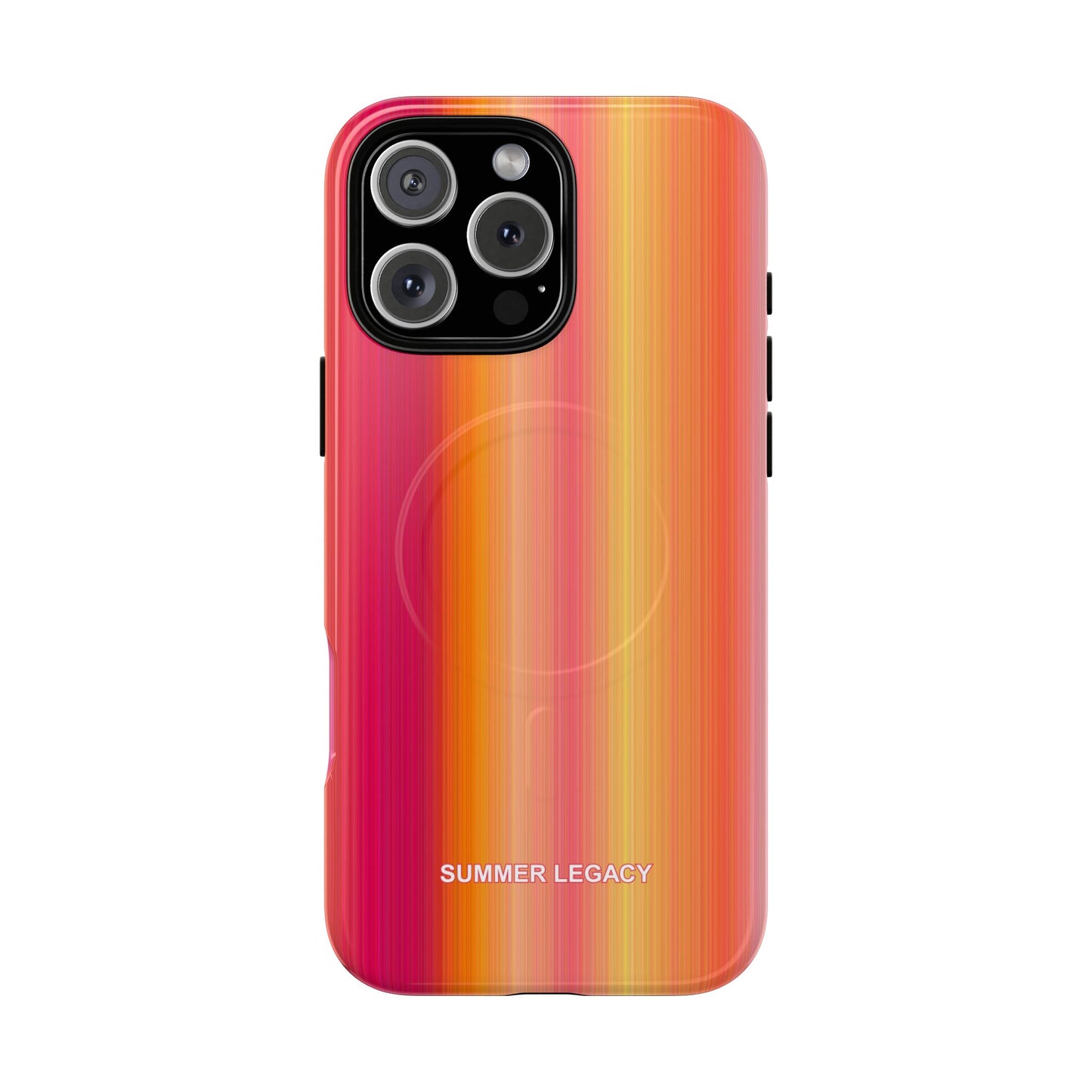 Amber Glow Ombre Stripe MagSafe Case