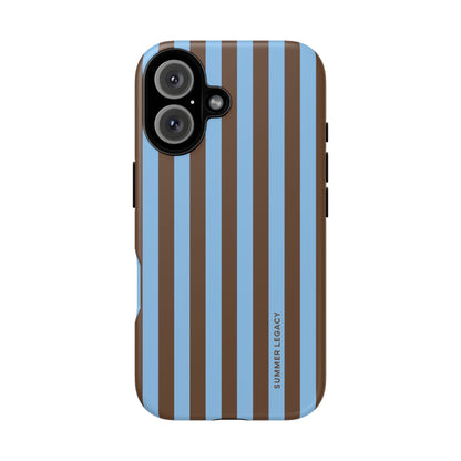 Mocha Stripe iPhone Case