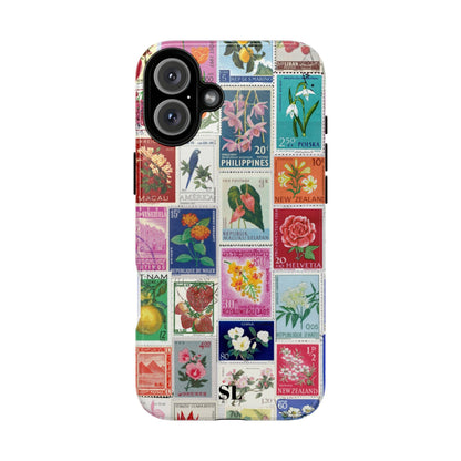 Postcard Stamps iPhone Case