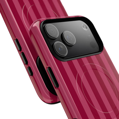 Berry Stripe MagSafe Case