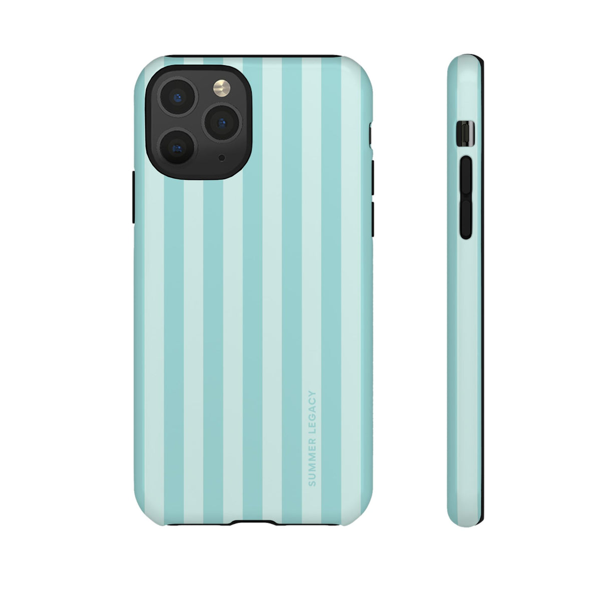 Teal Stripe iPhone Case