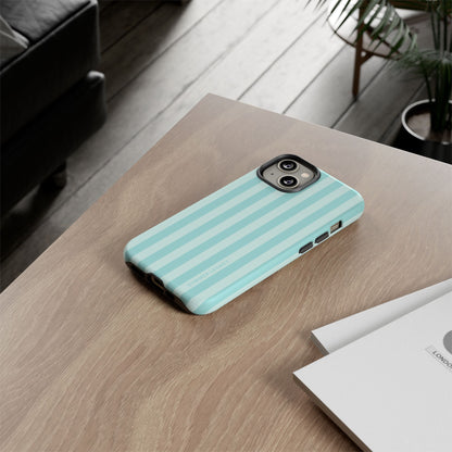 Teal Stripe iPhone Case