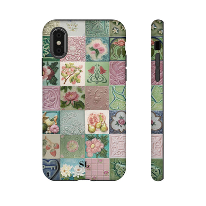 Garden Mosaic Tiles iPhone Case