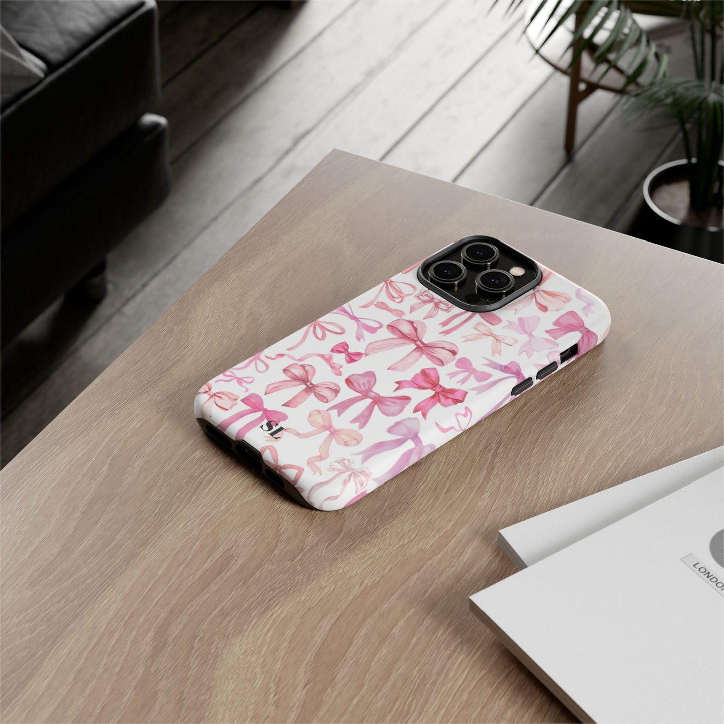 Pink Bows iPhone Case
