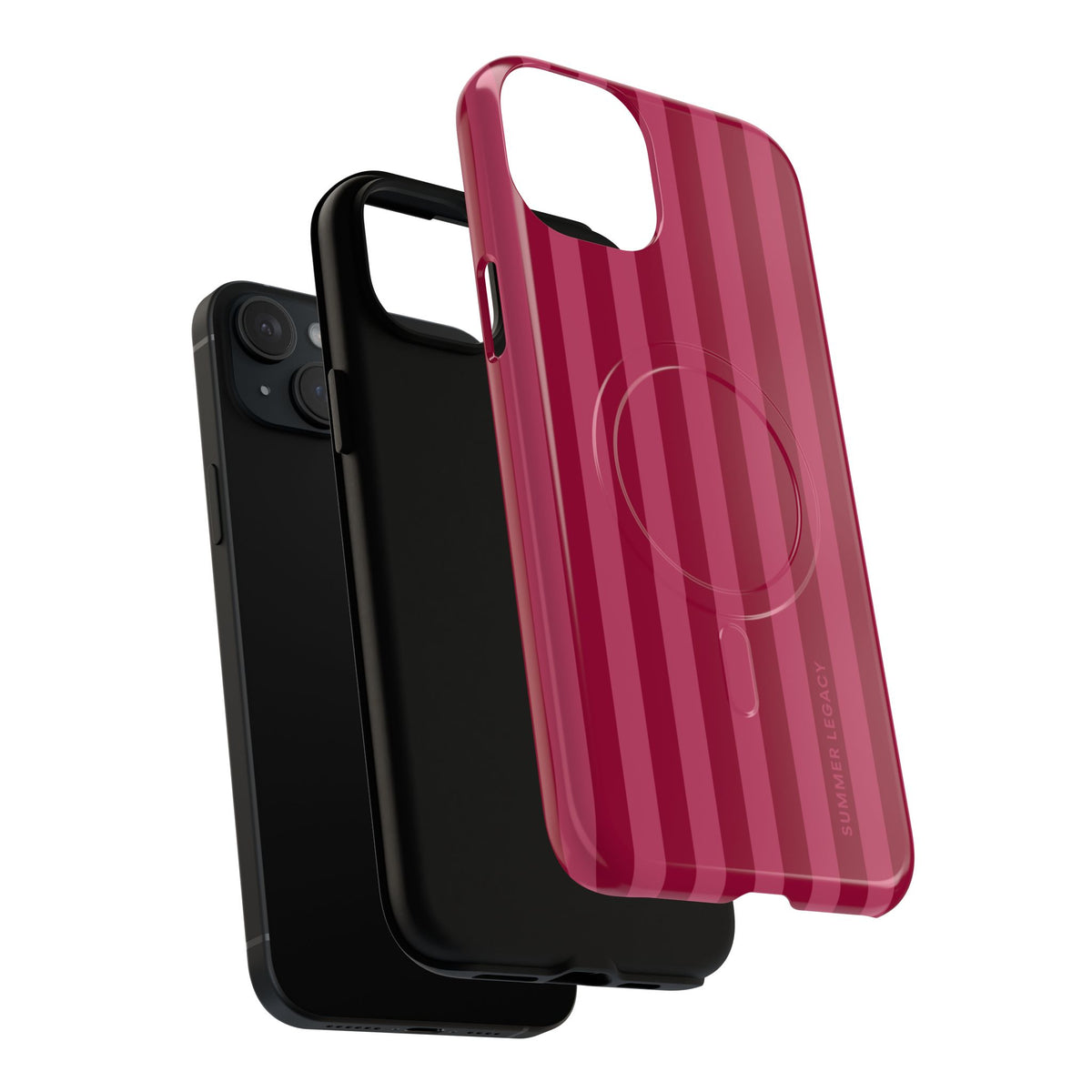 Berry Stripe MagSafe Case