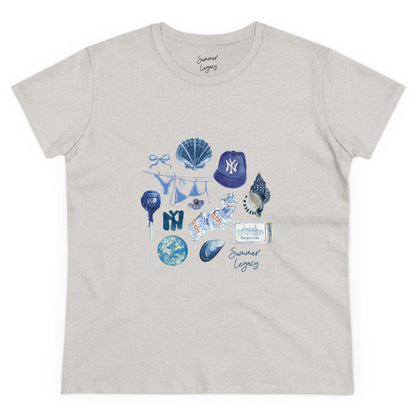 Blue Collage Tee