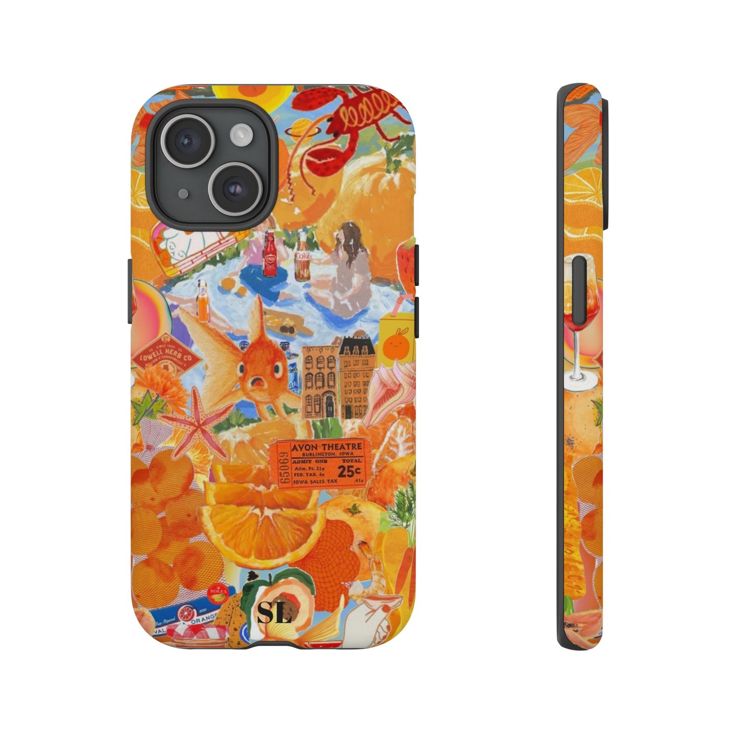 Orange Goldfish iPhone Case