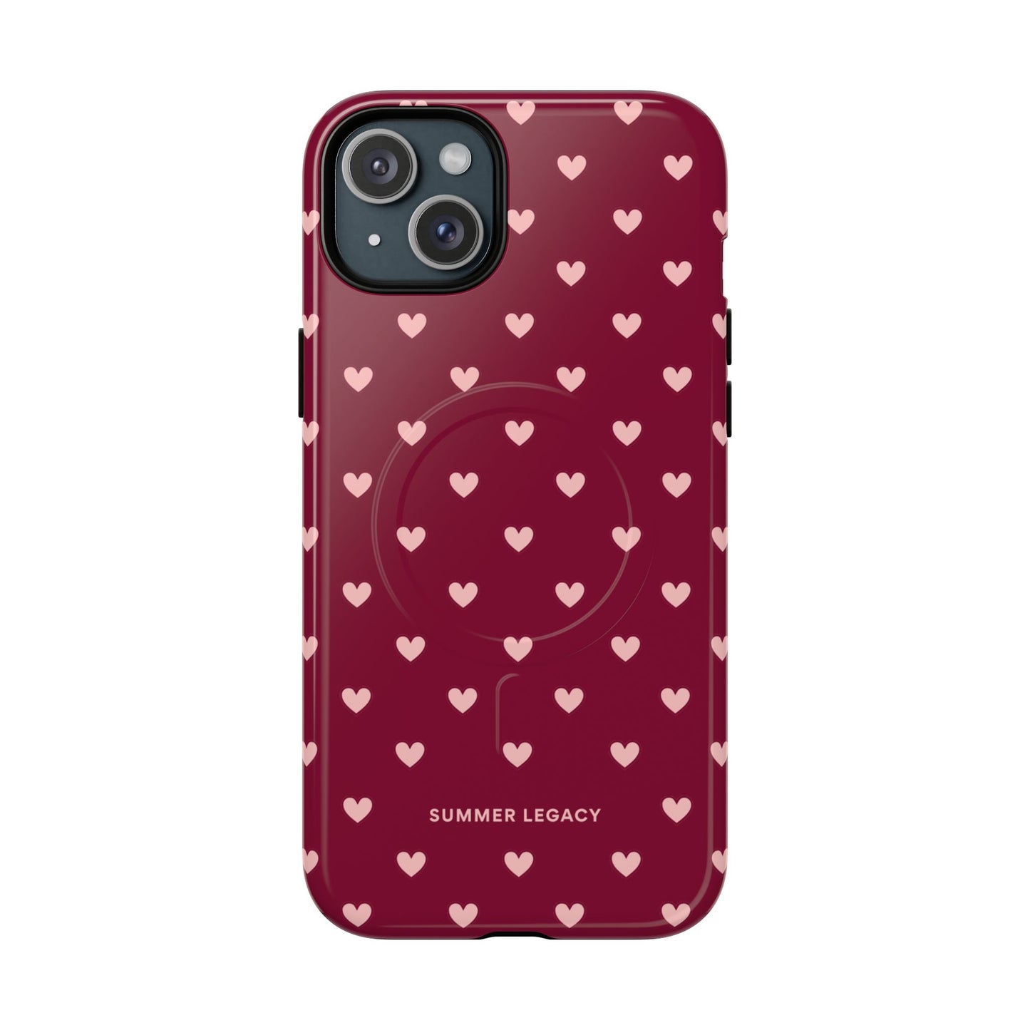 Berry Hearts MagSafe Case