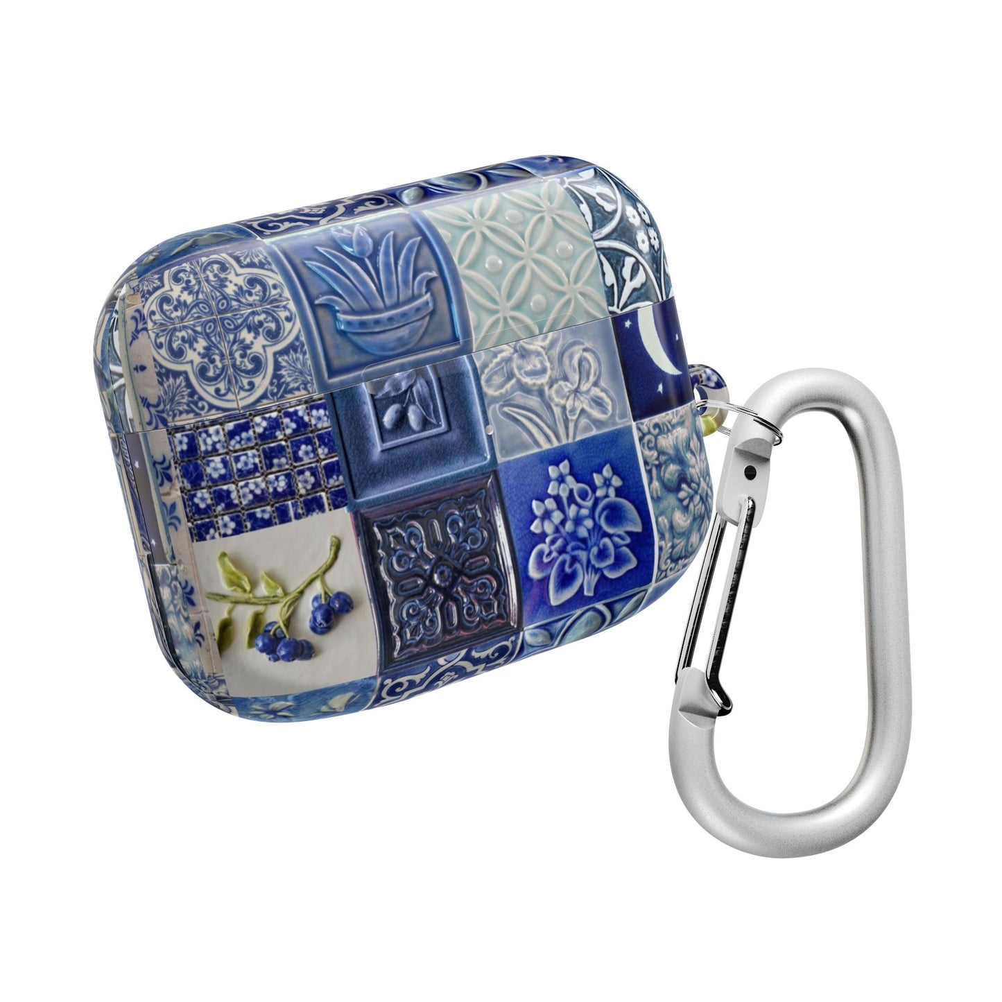 Midnight Mosaic Tiles AirPod Case