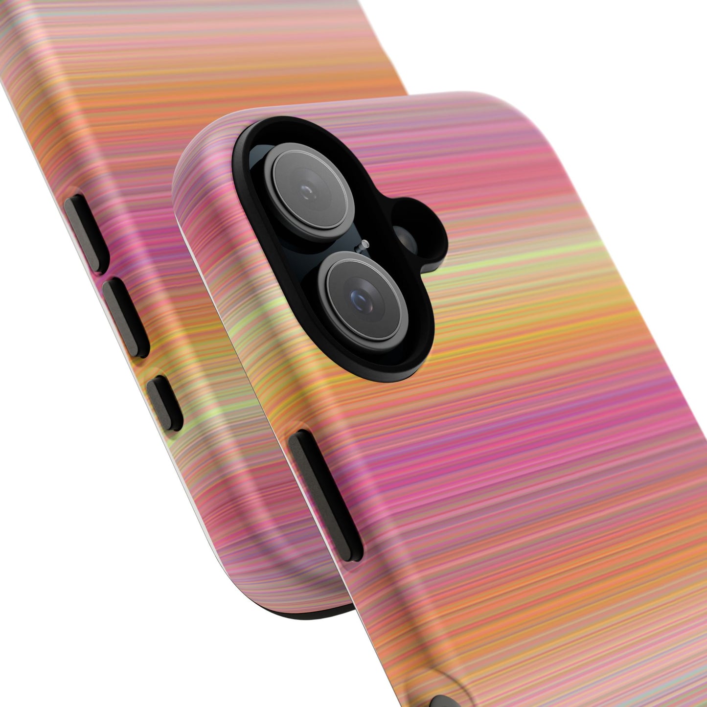 Champagne Ombre Stripe iPhone Case