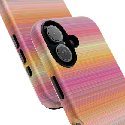 Champagne Ombre Stripe iPhone Case