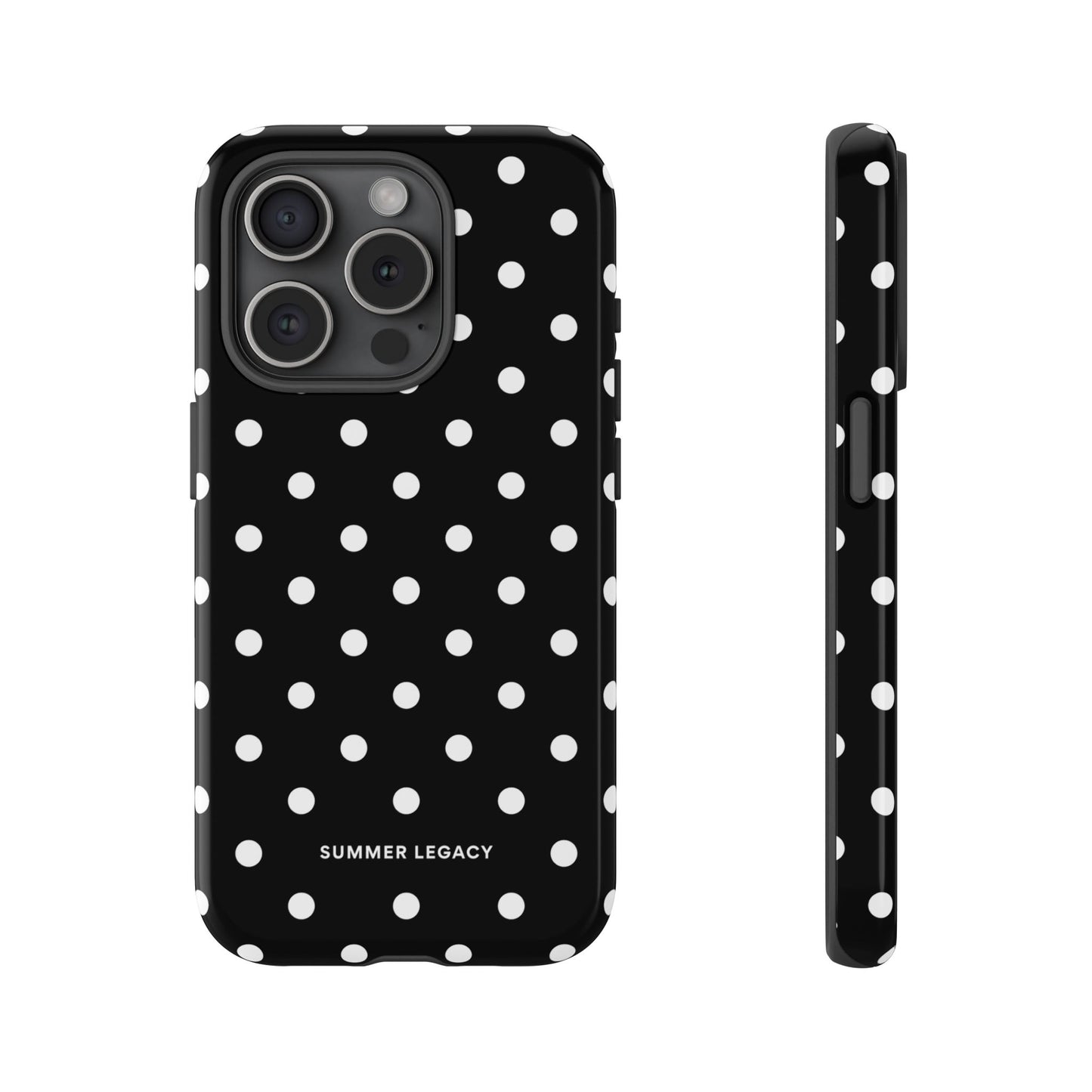 Ebony Polka Dot iPhone Case