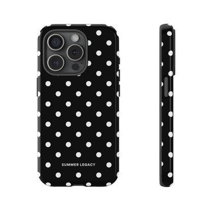 Ebony Polka Dot iPhone Case