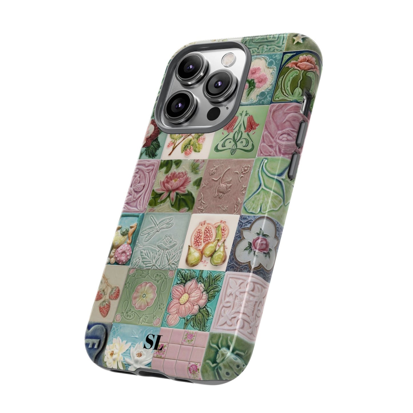 Garden Mosaic Tiles iPhone Case