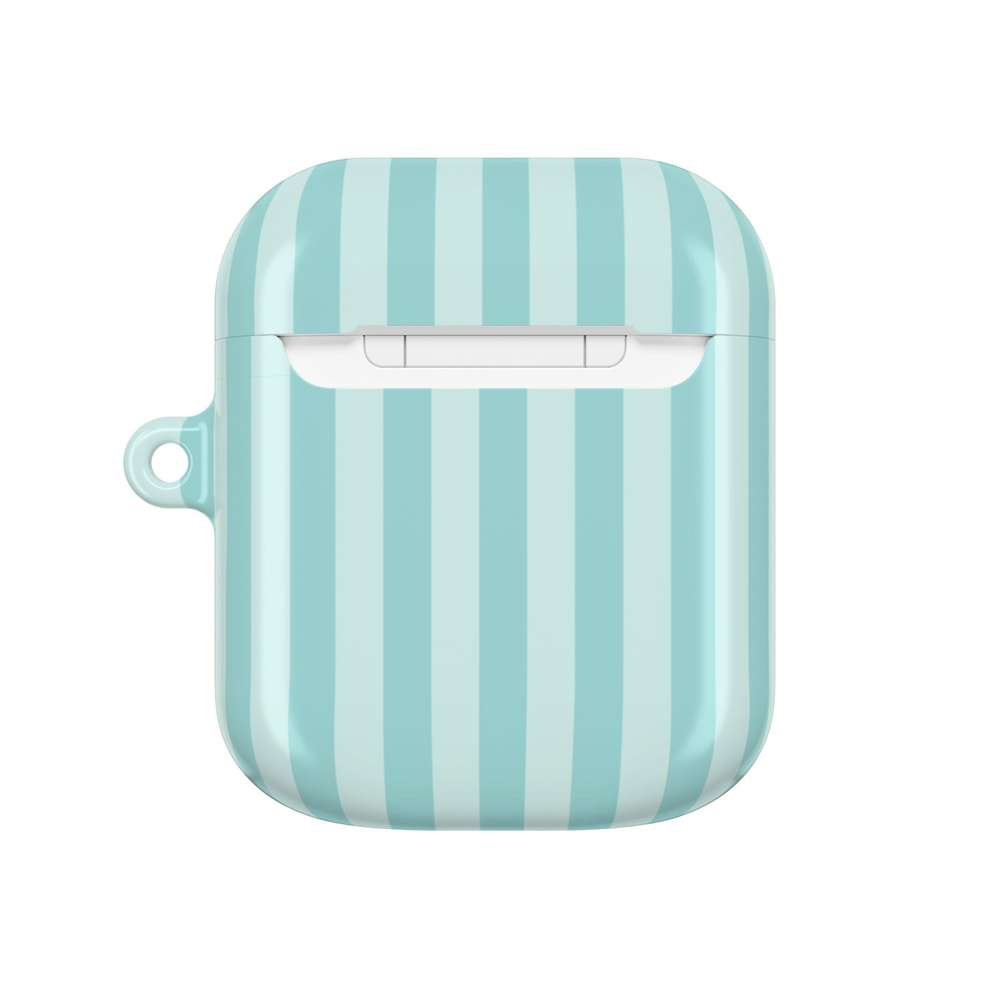 Teal Stripe AirPod Case