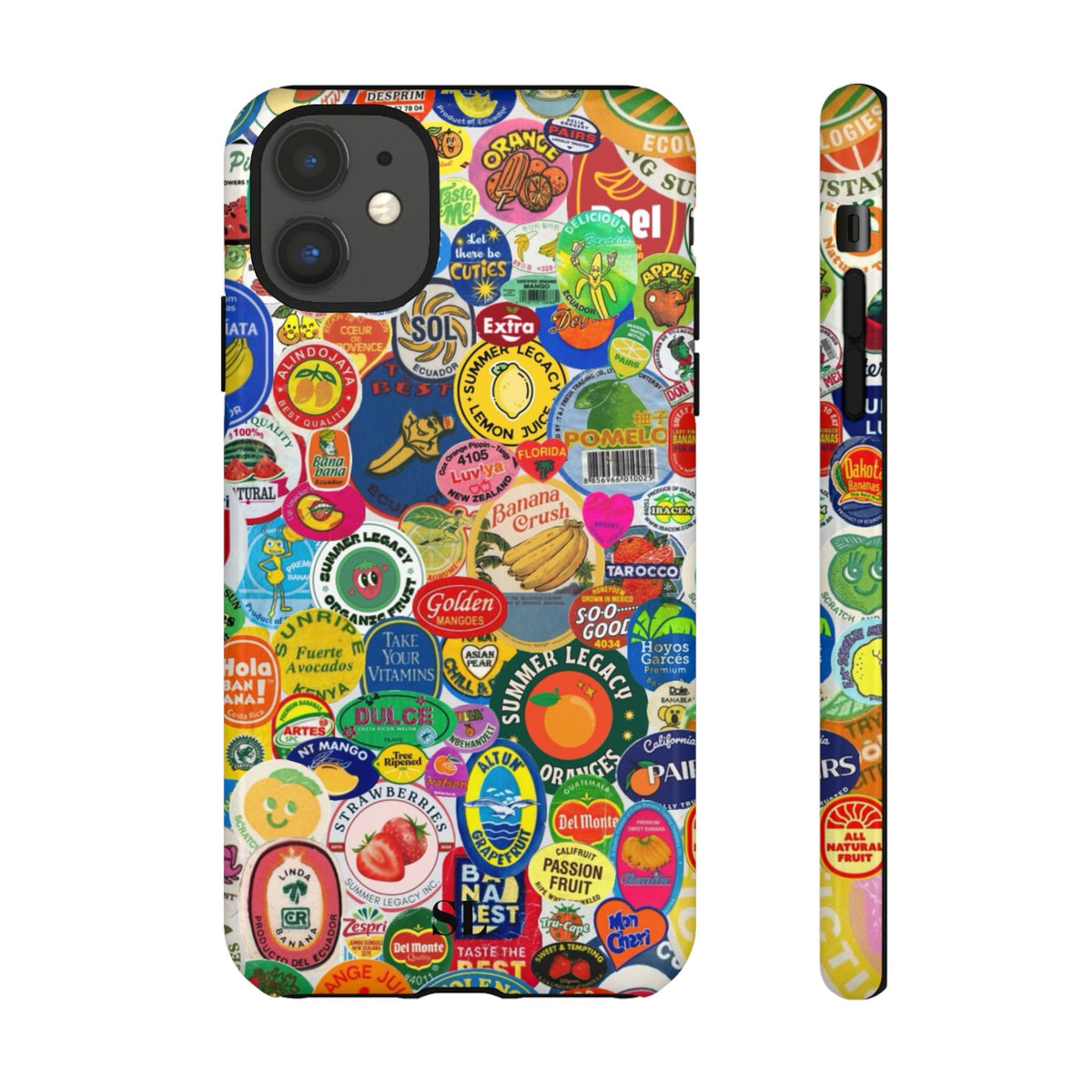 Fruit Stickers iPhone Case