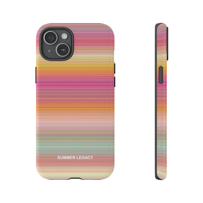 Champagne Ombre Stripe iPhone Case