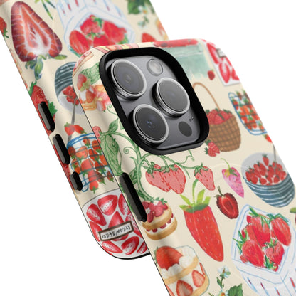 Strawberry Collage MagSafe Case