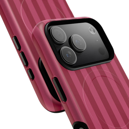 Berry Stripe MagSafe Case