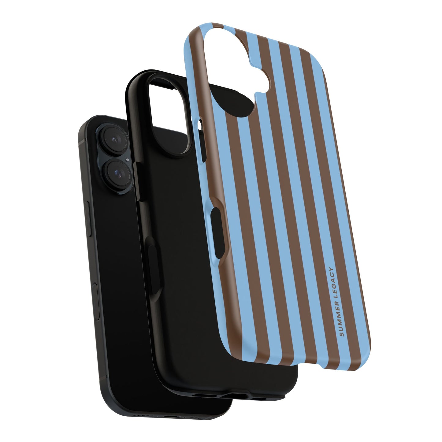 Mocha Stripe iPhone Case