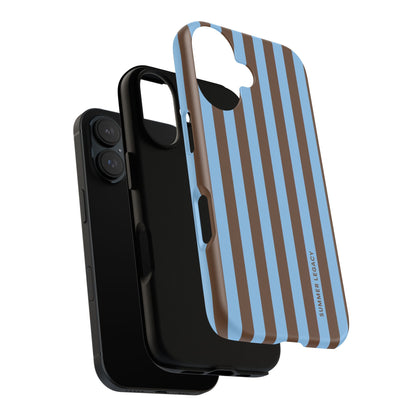 Mocha Stripe iPhone Case