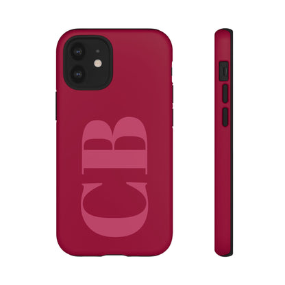Berry Custom Initial iPhone Case