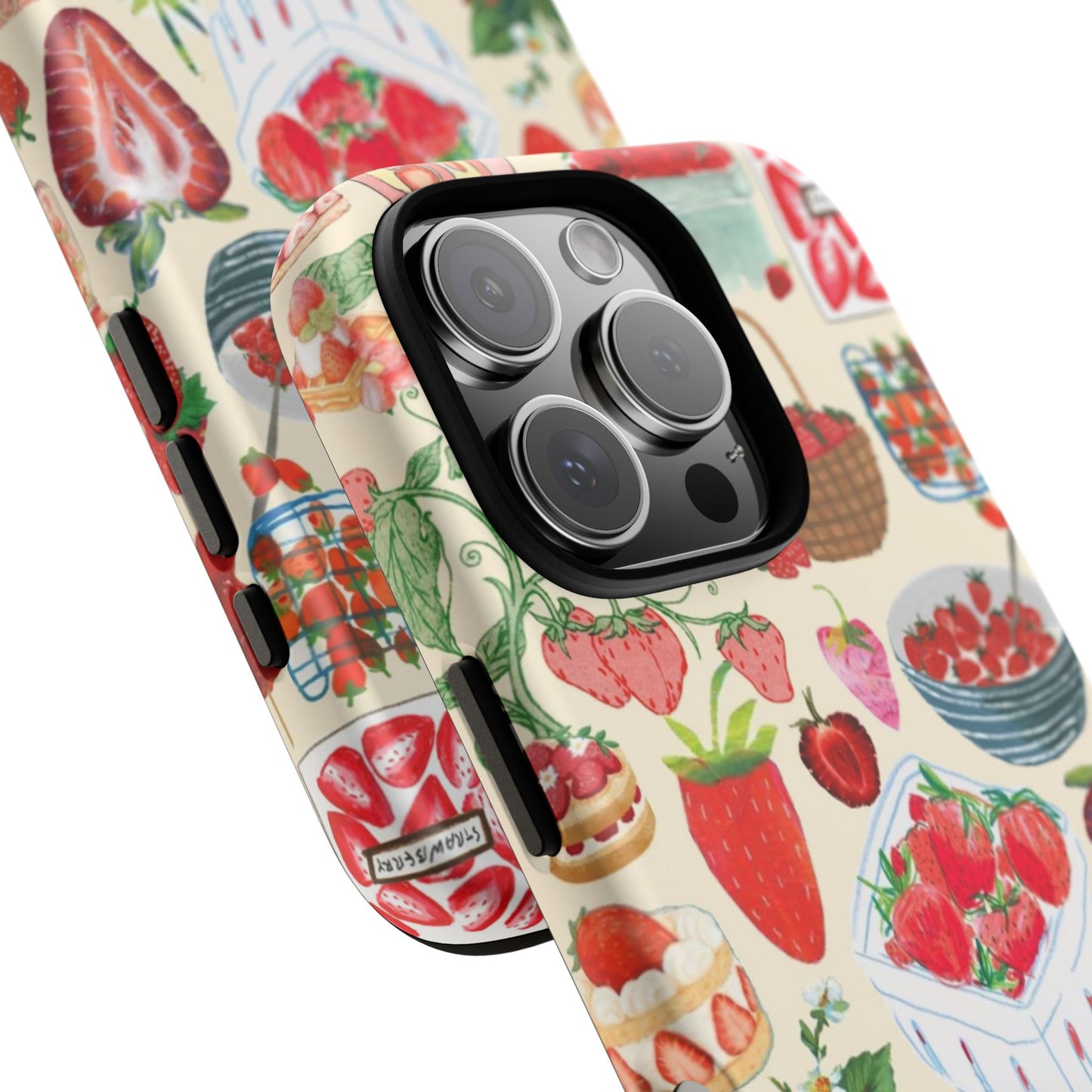 Strawberry Collage iPhone Case
