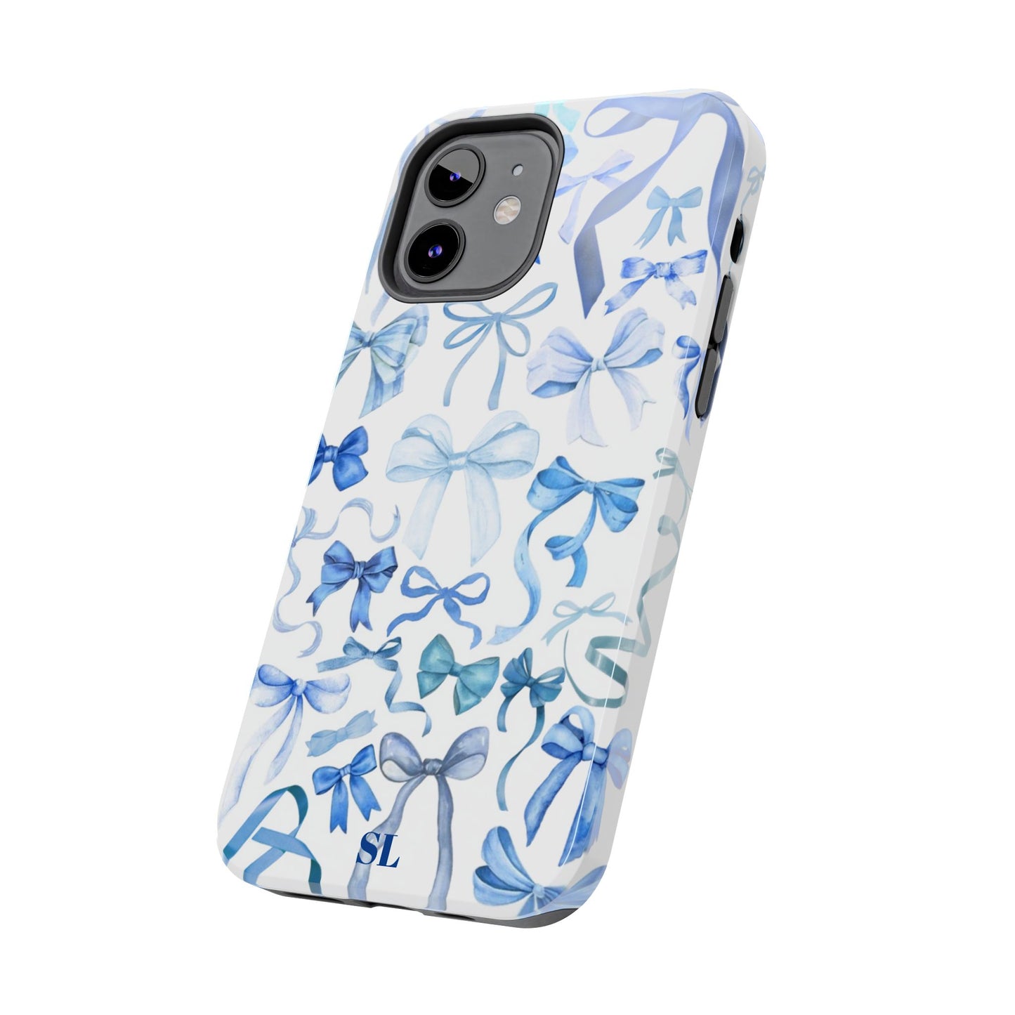 Blue Bows iPhone Case