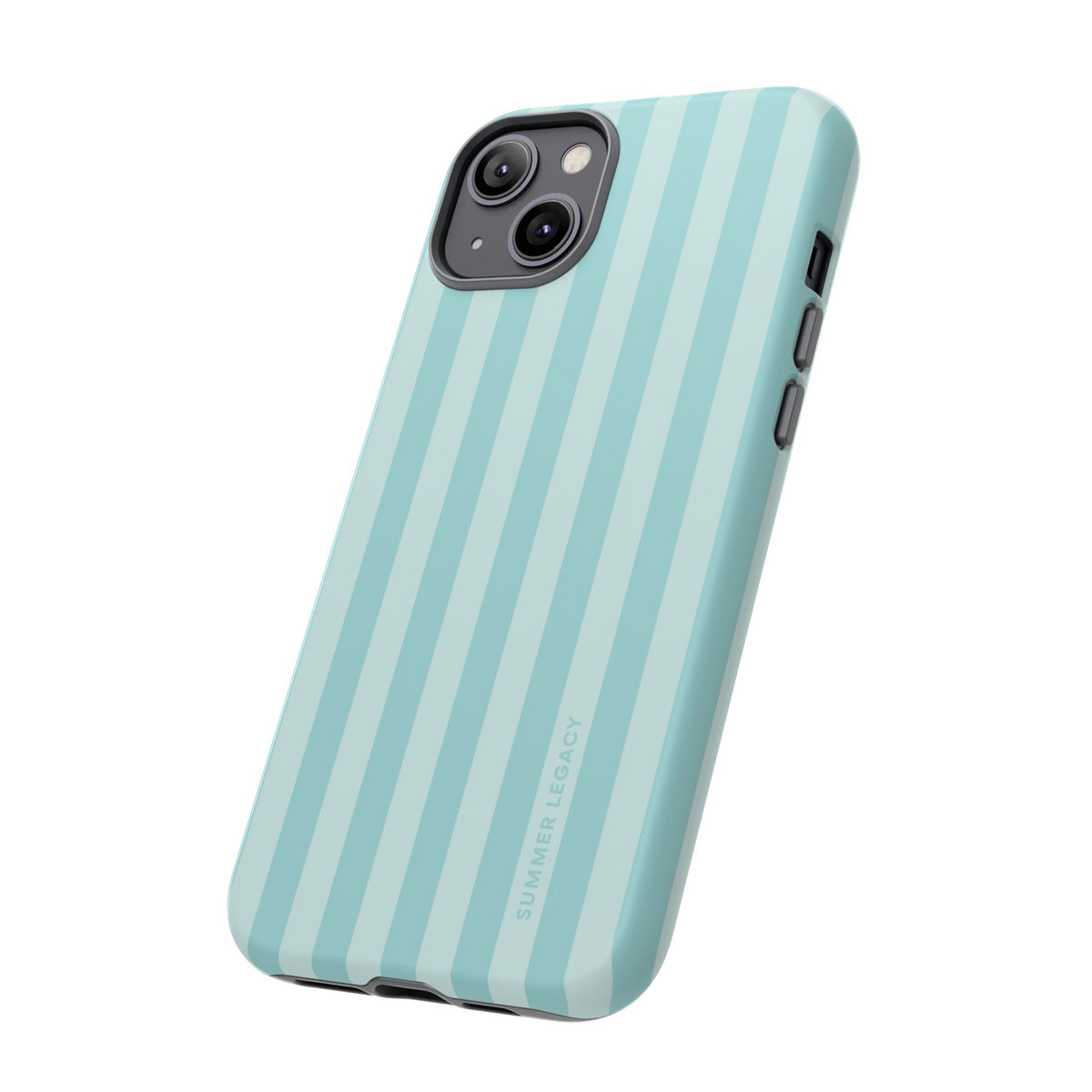 Teal Stripe iPhone Case