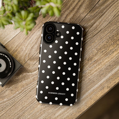 Ebony Polka Dot iPhone Case