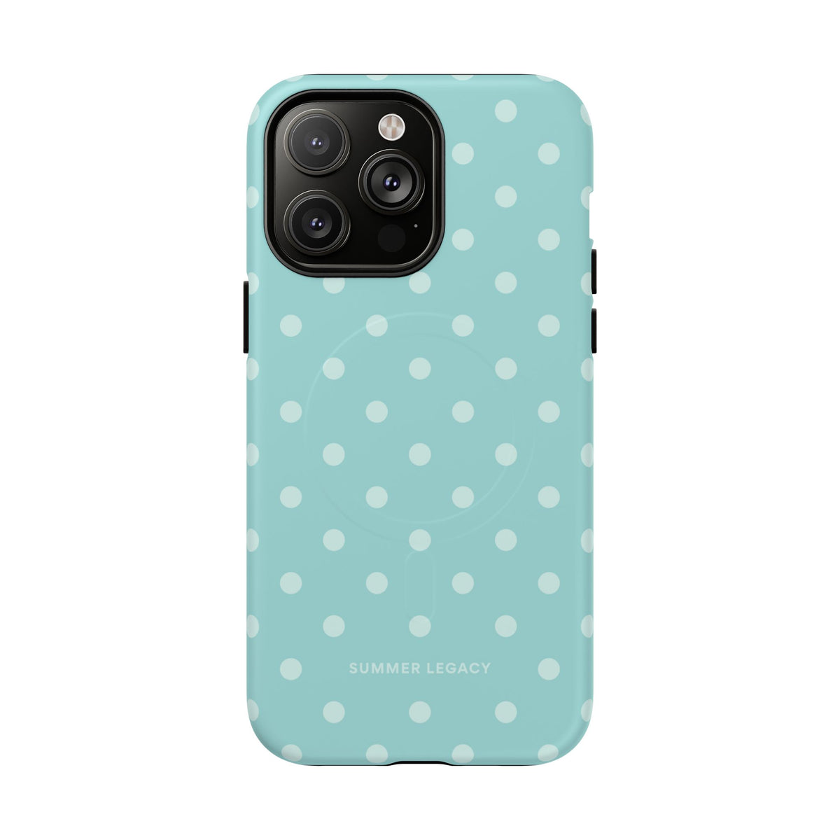 Teal Polka Dot MagSafe Case