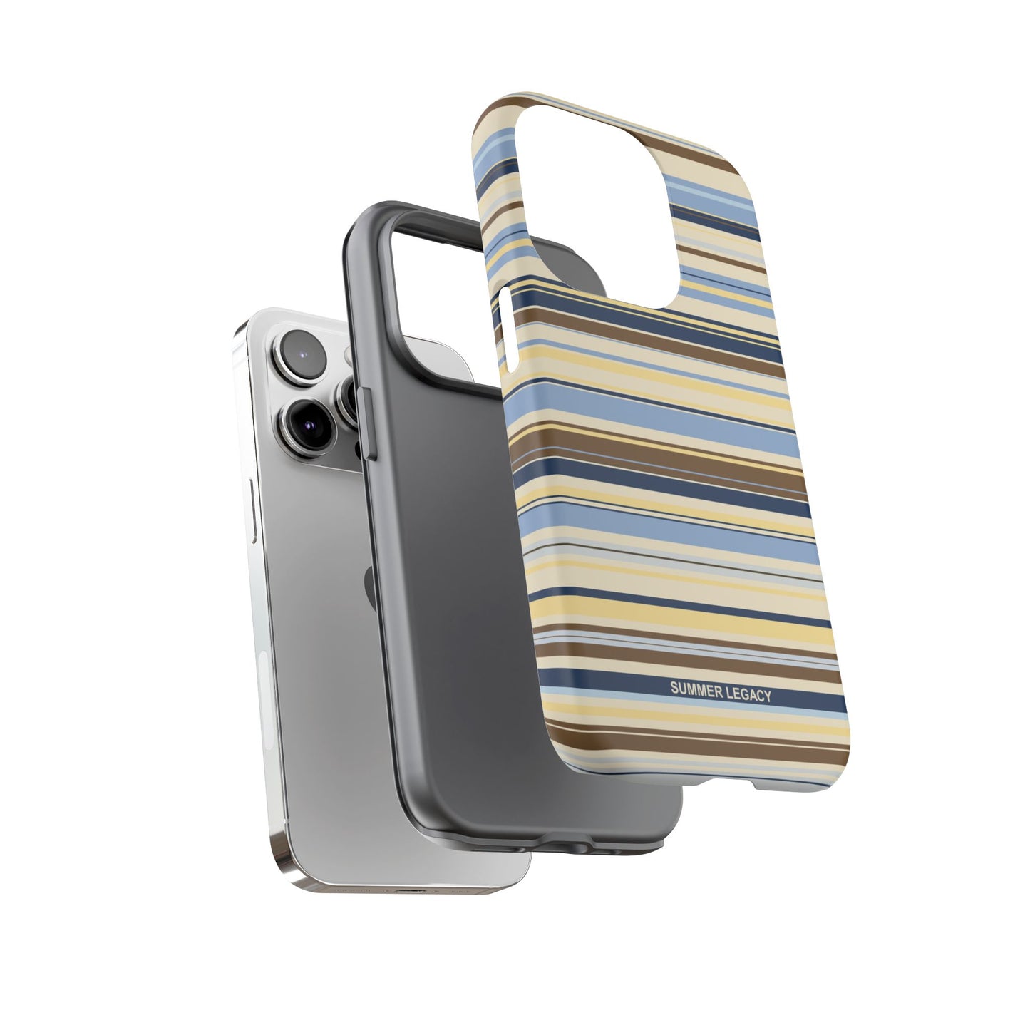 Coconut Multi-stripe iPhone Case