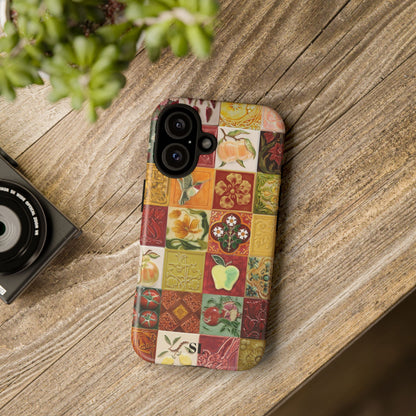 Orchard Mosaic Tiles iPhone Case