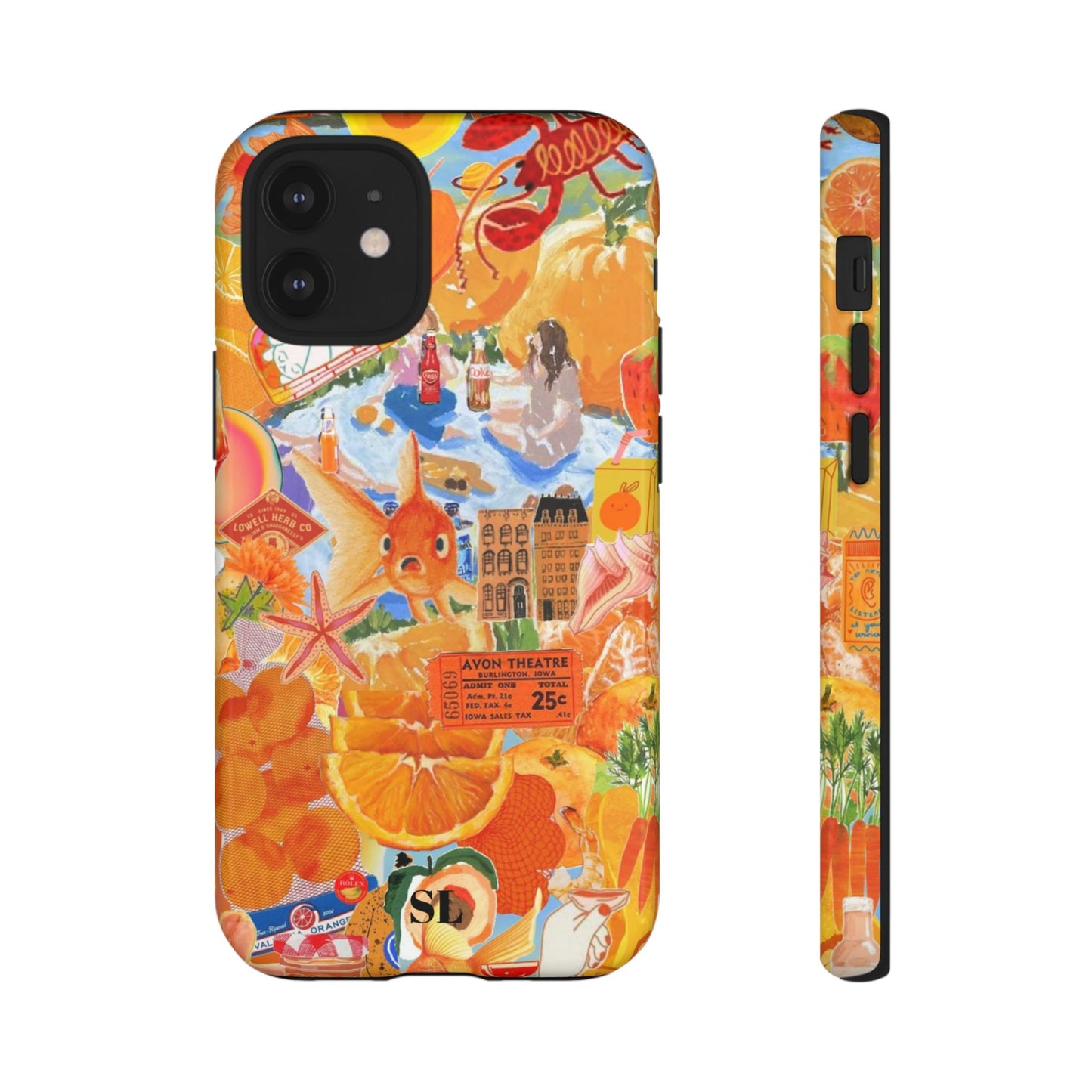 Orange Goldfish iPhone Case