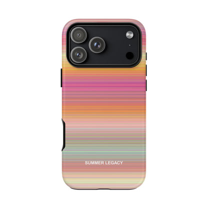 Champagne Ombre Stripe iPhone Case