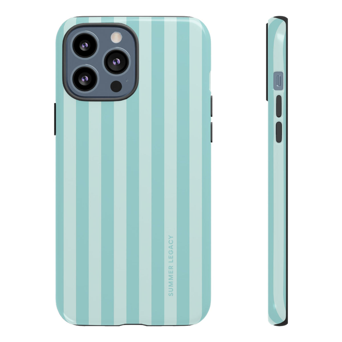 Teal Stripe iPhone Case