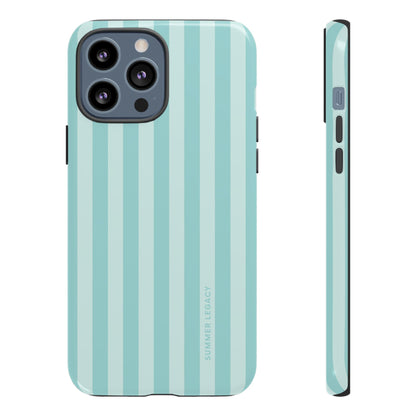 Teal Stripe iPhone Case