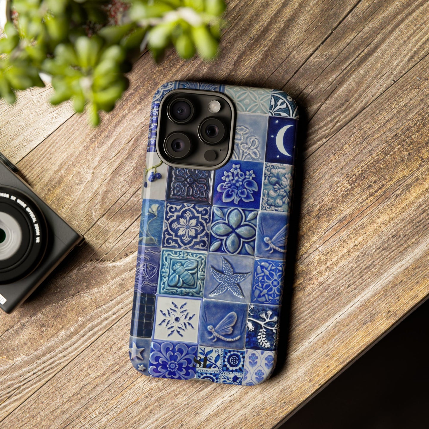 Midnight Mosaic Tiles iPhone Case