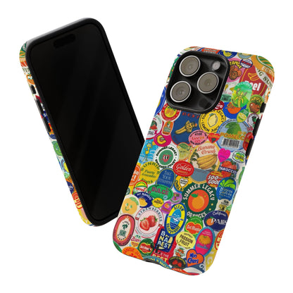 Fruit Stickers iPhone Case