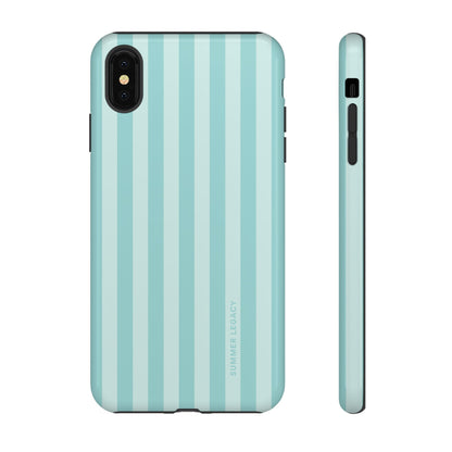 Teal Stripe iPhone Case