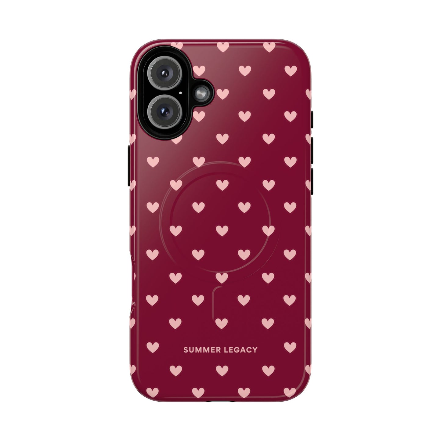 Berry Hearts MagSafe Case