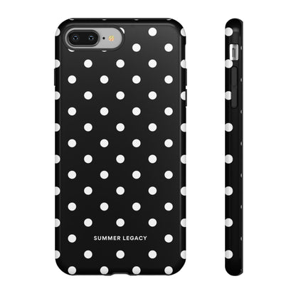 Ebony Polka Dot iPhone Case
